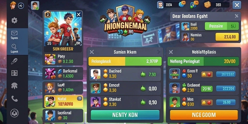 Tampilan grafis yang menawan dalam permainan.