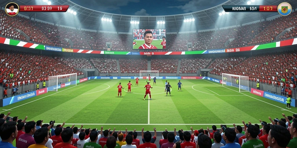 Screenshot menunjukkan suasana permainan yang intens.