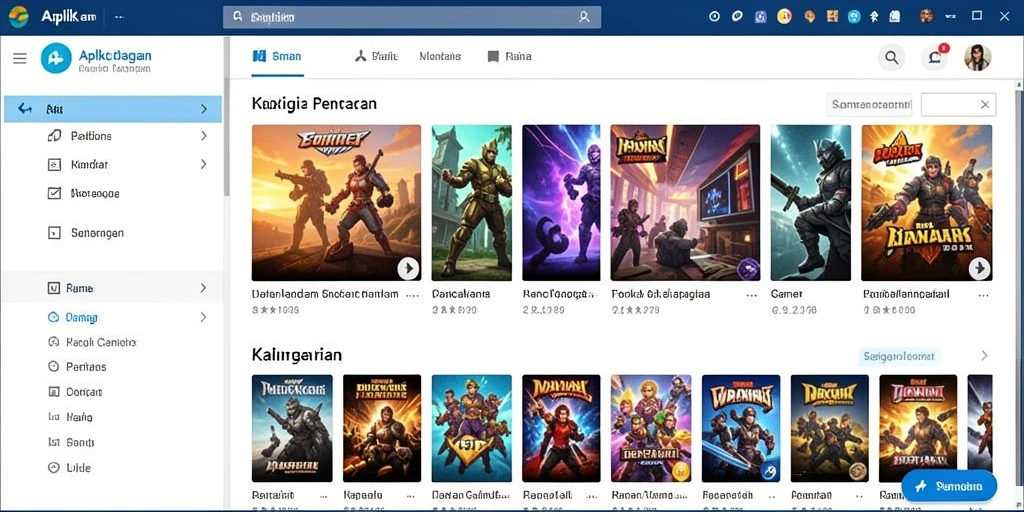 Tampilan antarmuka yang user-friendly.