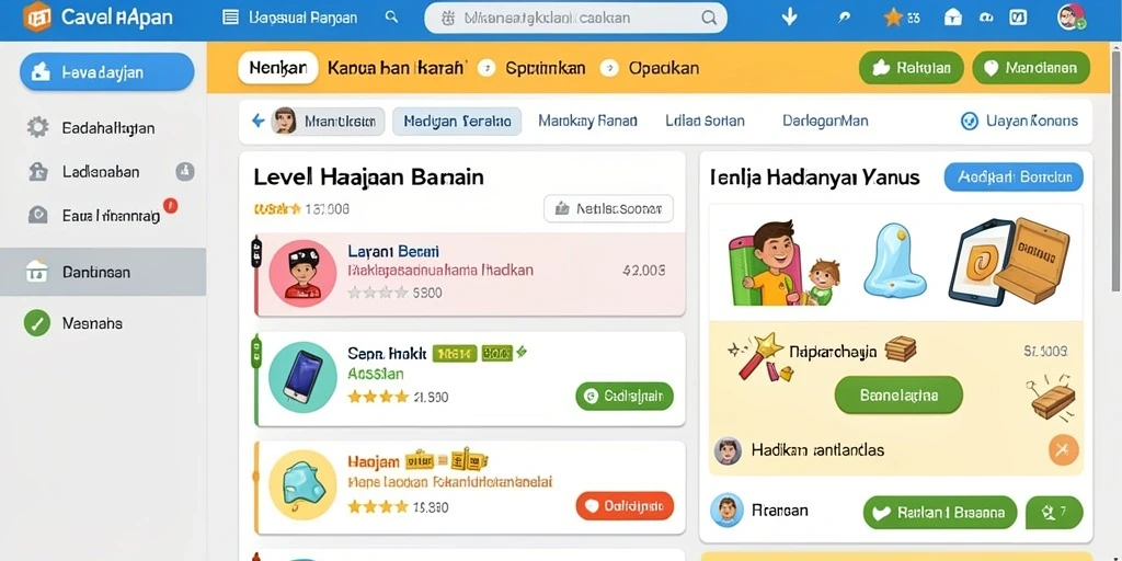 Tampilan antarmuka yang menarik dan mudah digunakan.