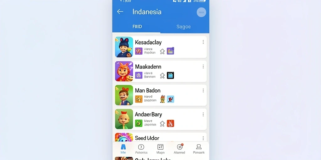 Tampilan antarmuka utama yang user-friendly.