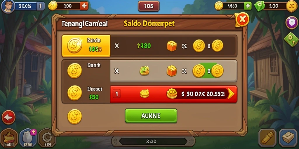 Tangkapan layar pertama menampilkan level awal permainan yang menarik.