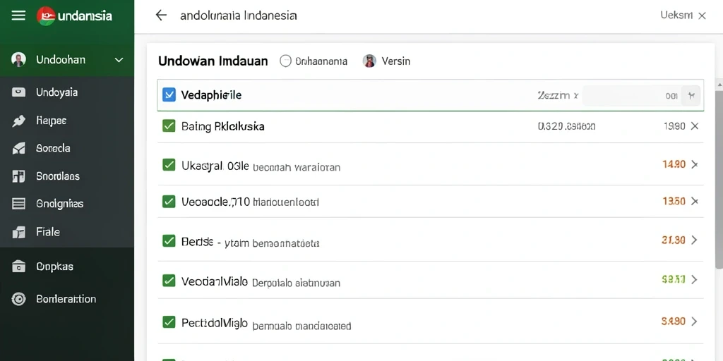 Tampilan antarmuka pengguna yang intuitif.