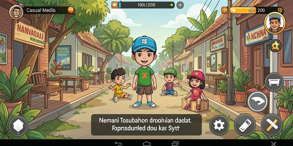 Tampilan antarmuka yang user-friendly.