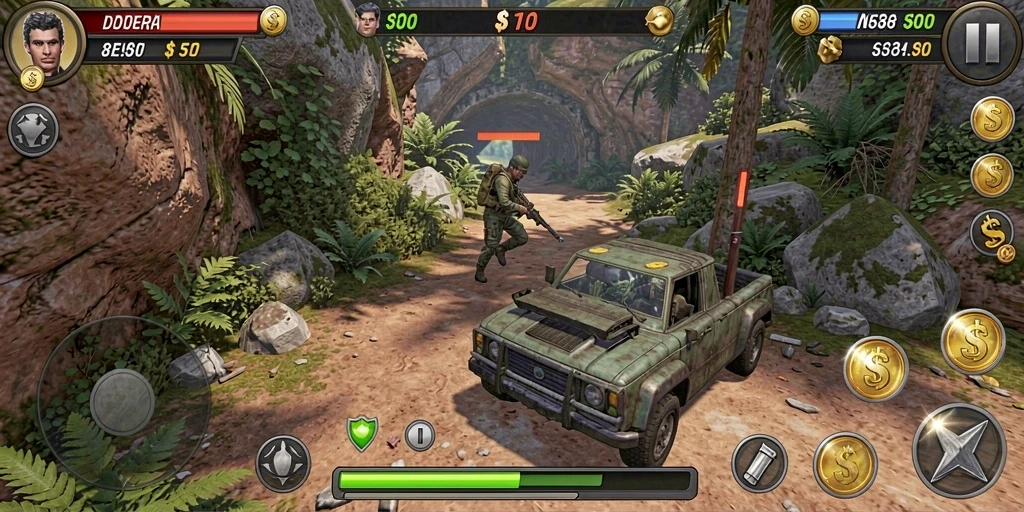 Tampilan awal game yang menarik dan penuh warna.