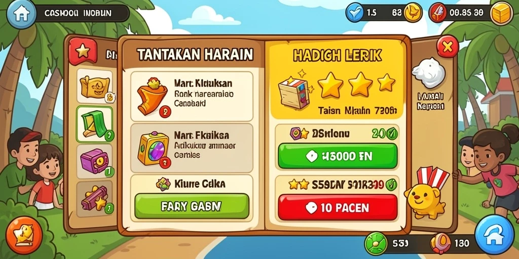 Tampilan antarmuka yang menarik dan modern.