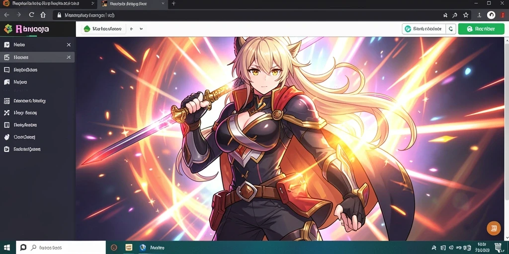 Screenshot menampilkan grafis warna-warni yang menarik.