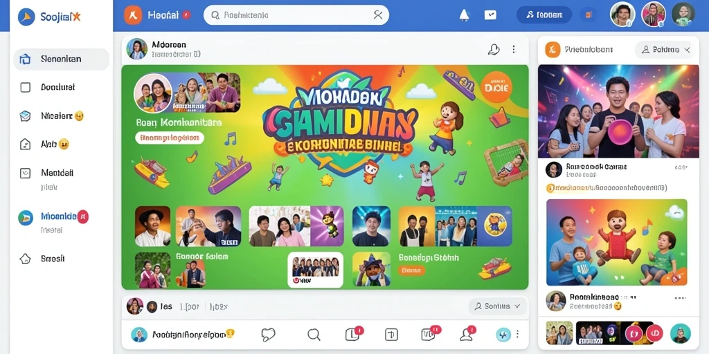 Tampilan antarmuka yang sederhana dan menarik.